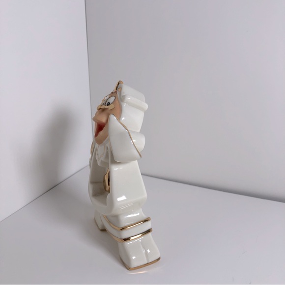 Cogsworth Porcelain Figurine, Beauty and the Beast collection, Lenox for Disney - Picture 5 of 10